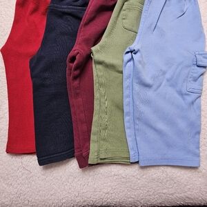 Old Navy Kids Sweatpants in Red, Navy, Burgundy, Olive, and Light Blue